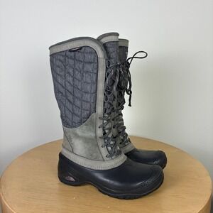 The North Face Thermoball Utility Boots Women‎ 7 Waterproof Snow Winter Gorpcore